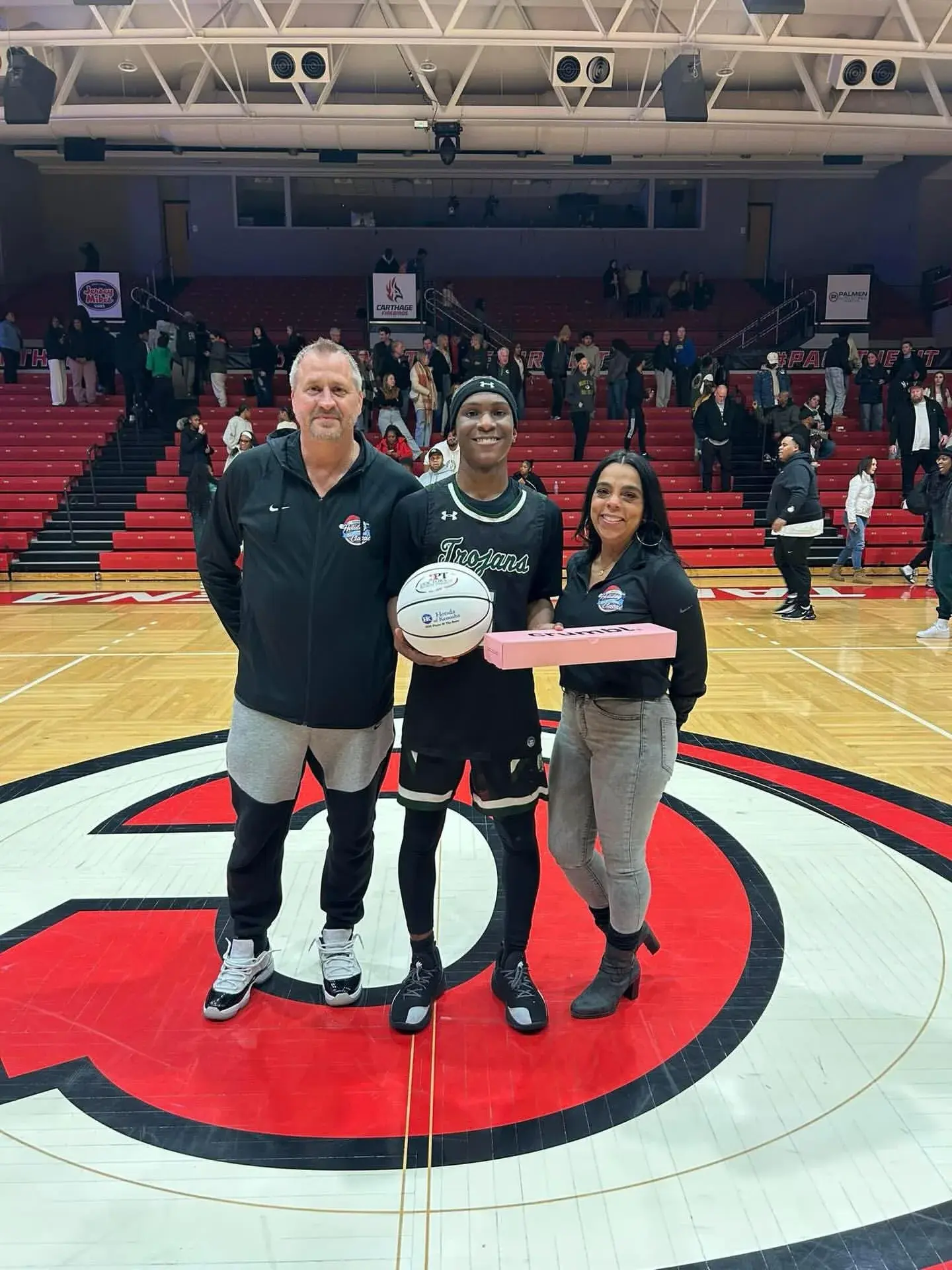 Bear Collins award ceremony